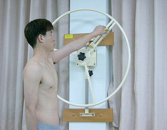 휠을 이용한 관절 운동